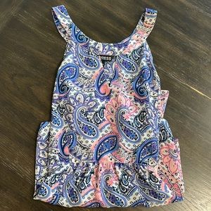Halter Paisley Tank